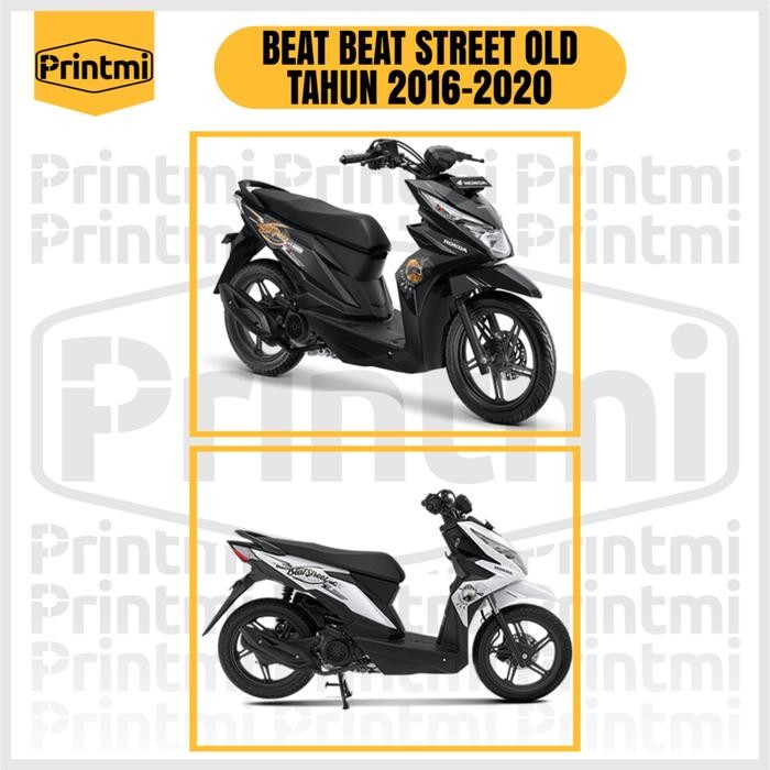 Printmi Stiker Decal Motor Beat Street Old Full Body 2016 2017 2018 2019 Variasi Modifikasi Racing
