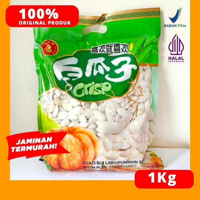 

KUACI PUTIH BIJI 1KG LABU CRISPY HSIANG YANG BRAND