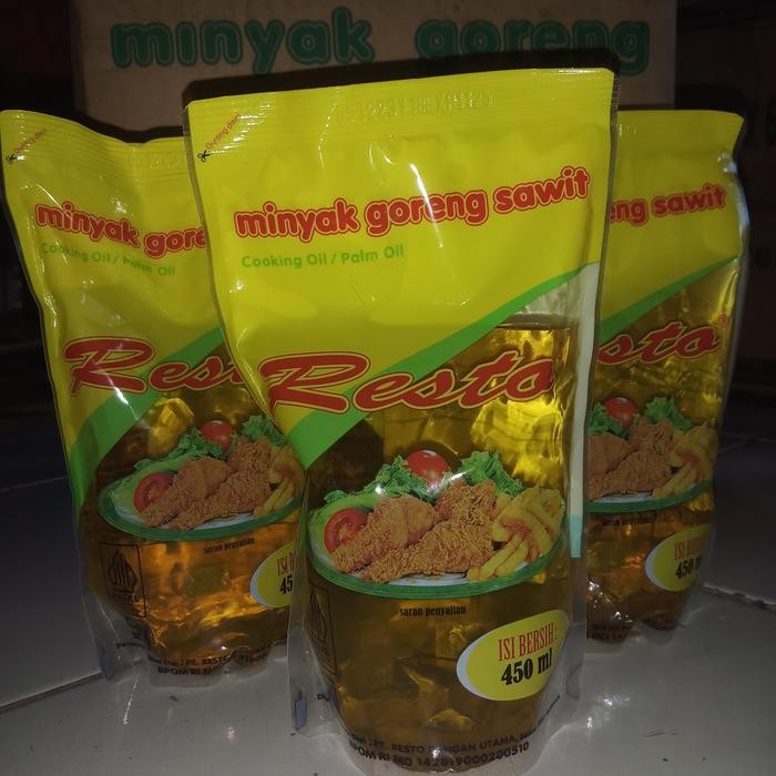 MINYAK GORENG RESTO 450ML 1 DUS best seller