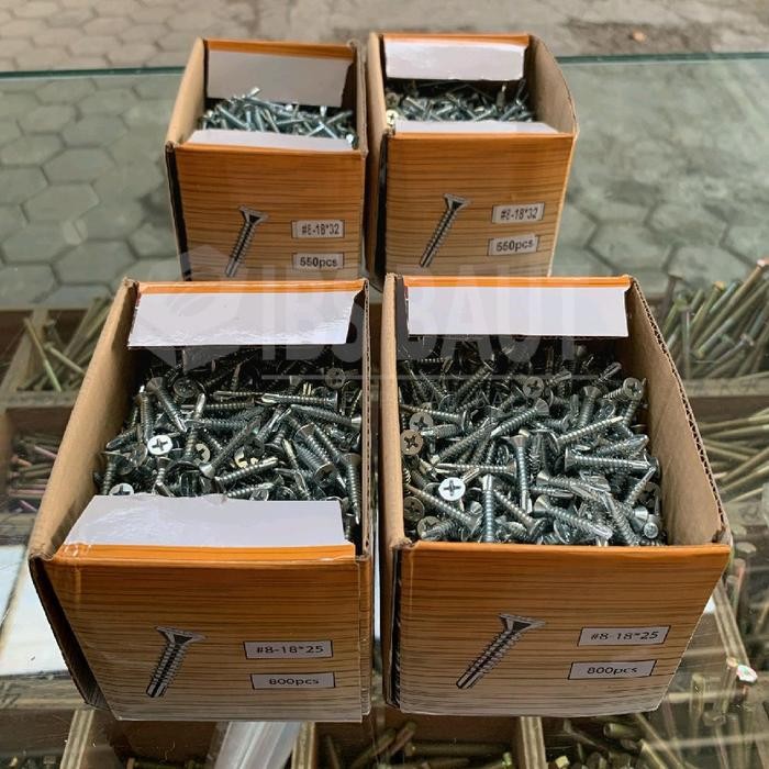 KUALITAS SEKRUP SDS FH 8 10 / GRC KALSI JF/ DRILLING SKRUP ROOFING BAUT - W