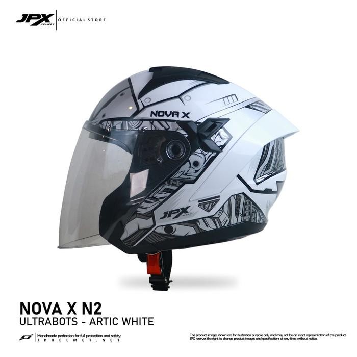 Helm JPX - Nova X (versi V2.0) - Motif N2 - ULTRABOTS