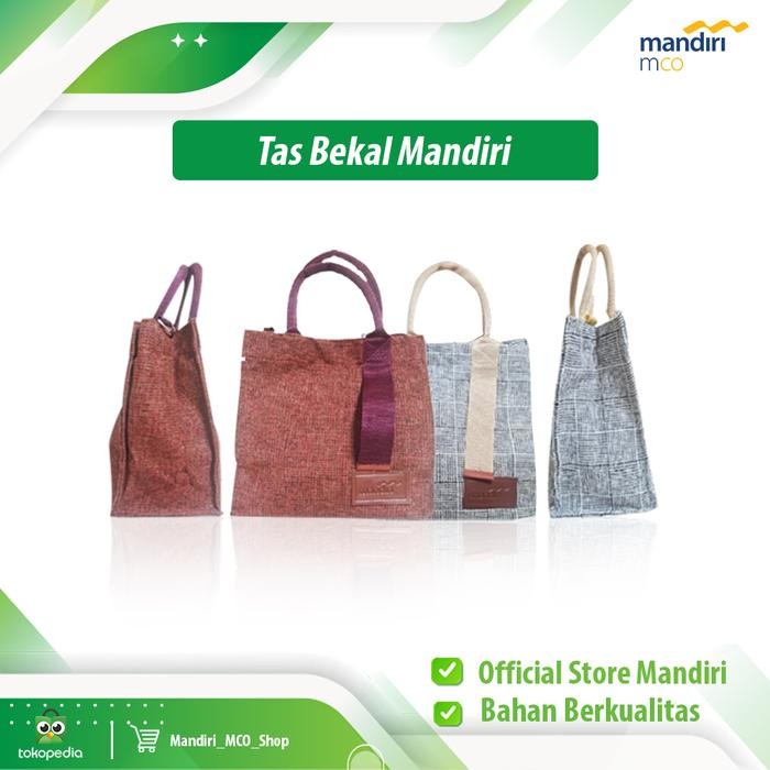 ORIGINAL Tas Bekal Lunch Bag Goni Abu Abu READY STOCK