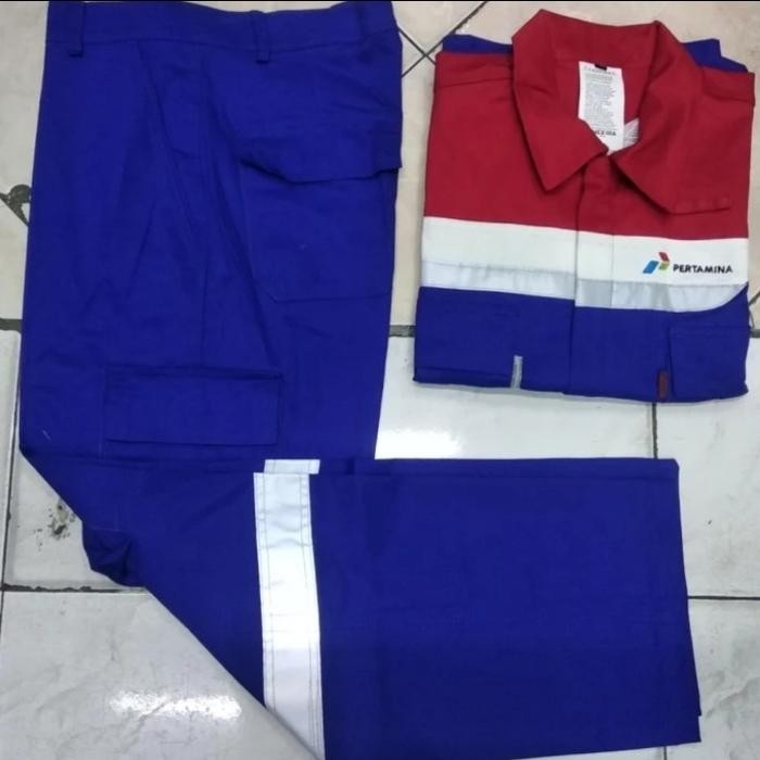 Stok Terbatas Coveroll Wearpack Nomex Pertamina Setelan Terlariss 
