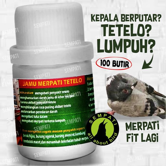 ces0- Sempati Jamu Merpati Tetelo Obat Burung Merpati Tetelo Syaraf Ayan Pusing Kepala