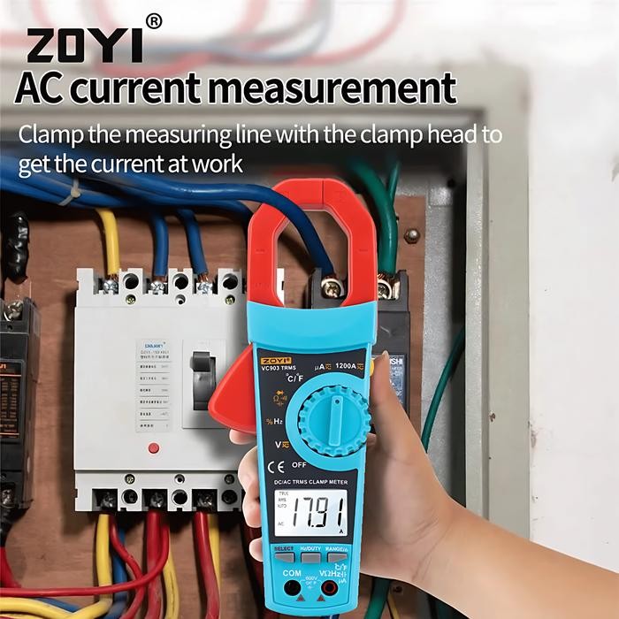 Zoyi Vc903 Auto Range Clamp Meter Tang Amper Digital Tang Ampere Ac Dc