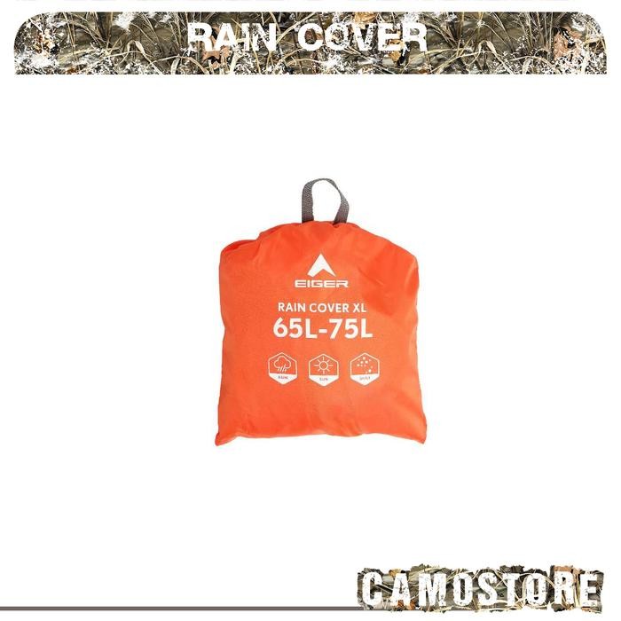 Rain Cover Bag Eiger Raincover Coverbag 20L 25L 30L 40 45L 50L 60L 75L Terlaris