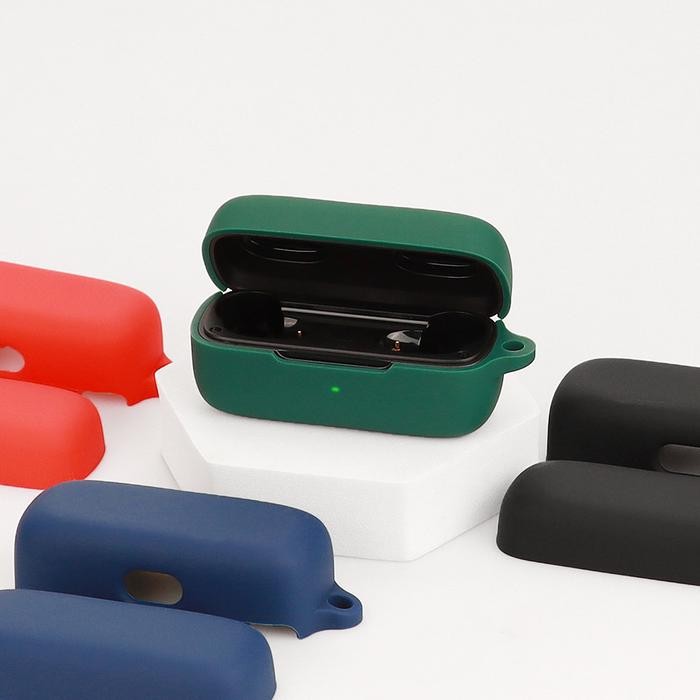 Case Cover Casing Silicone Protective For Earfun Free Pro 3+ carabiner