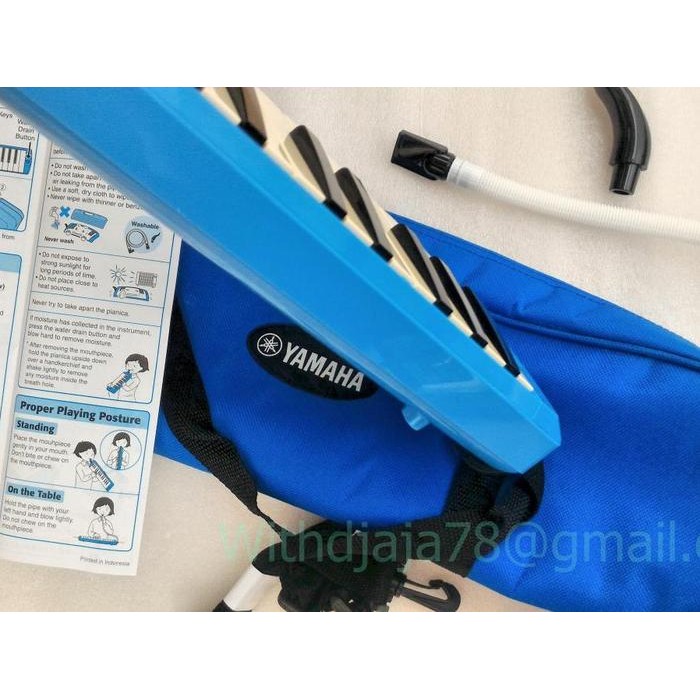 Pianika Yamaha Original P32D Warna Biru