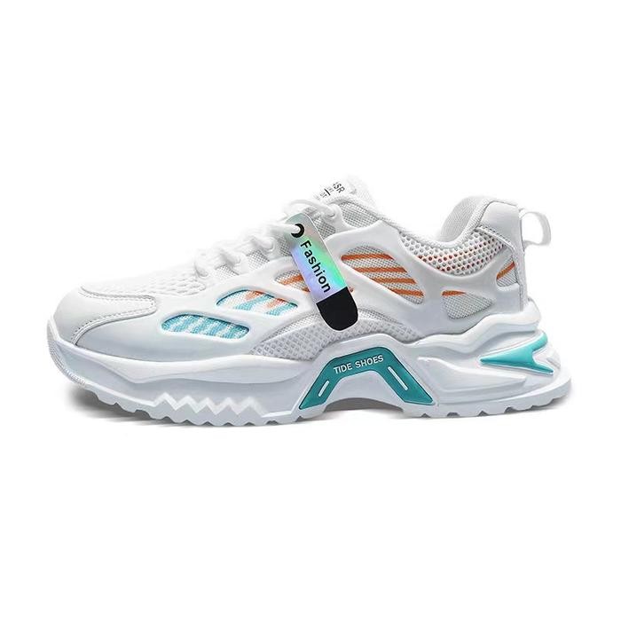 setia Sepatu pria import sneakers cowok putih kekinian Casual Karet