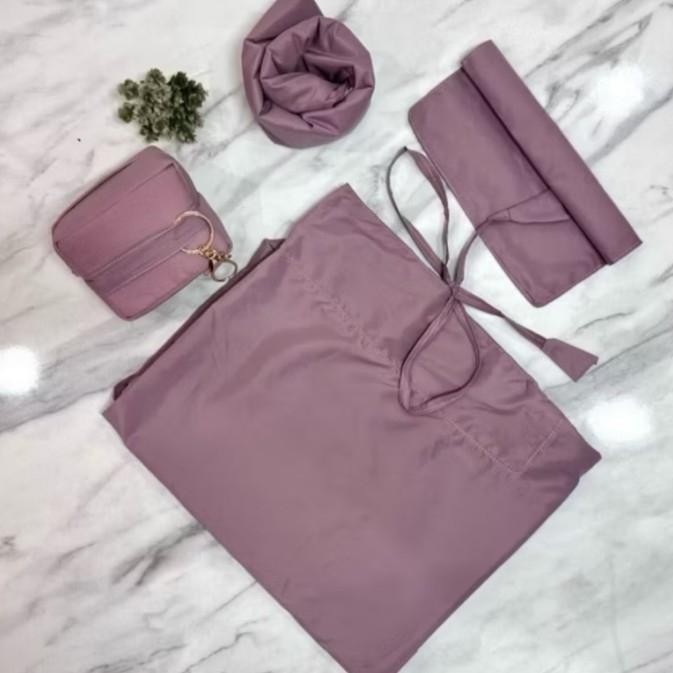 MUKENA PARASUT TRAVELING KOREA PREMIUM + TAS MUKENA DAN SAJADAH