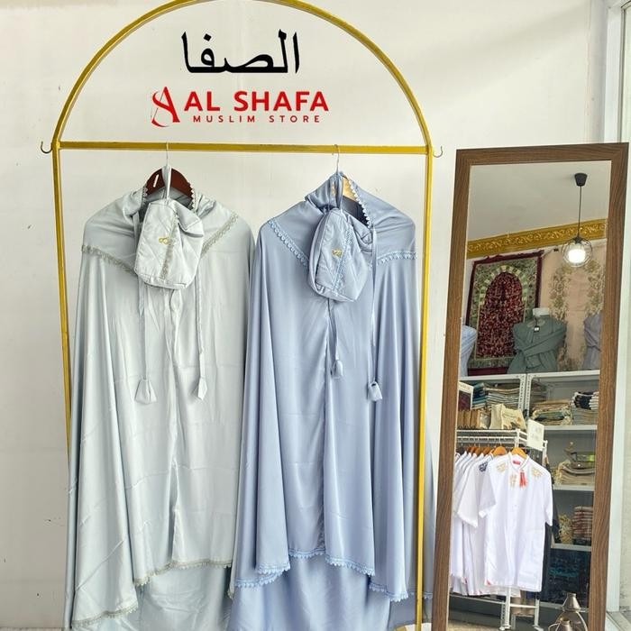 MUKENA ARMANY SILK RENDA PRADA PREMIUM