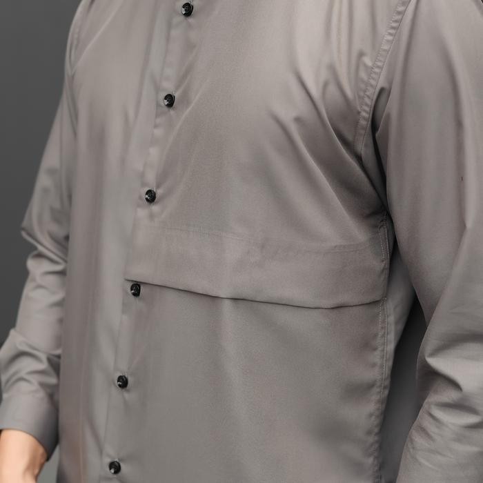 Adha Series Grey Koko Polos