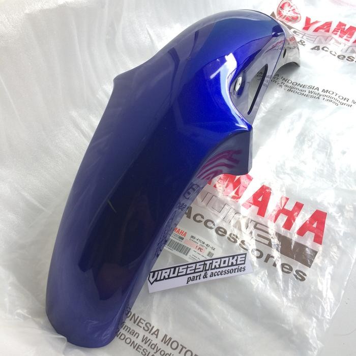 Spakbor Slebor Depan Yamaha RX King Biru Original 3RS-F1510-02-5X