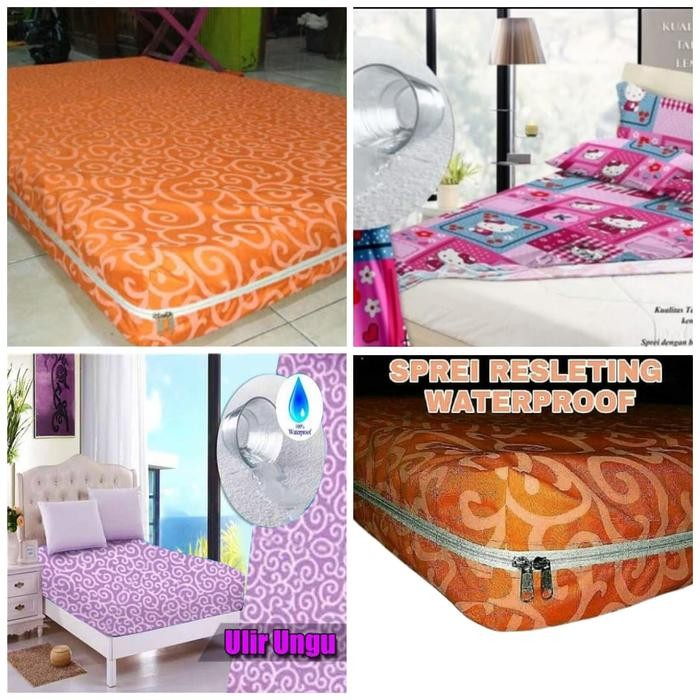 Sprei resleting waterproof tinggi 15cm