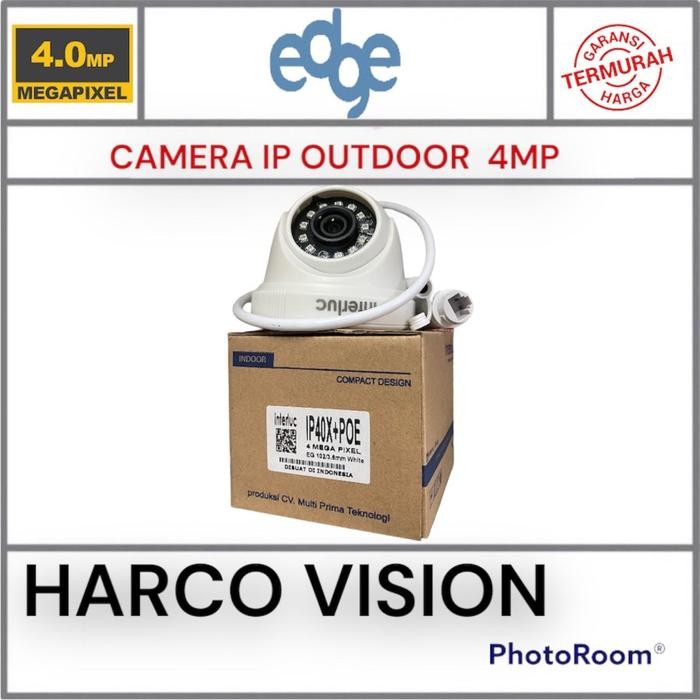 CAMNOW- Ip Camera Edge Ip40X+Poe Asli 4Mp Cctv Outdoor / Indoor Onvif Nvr