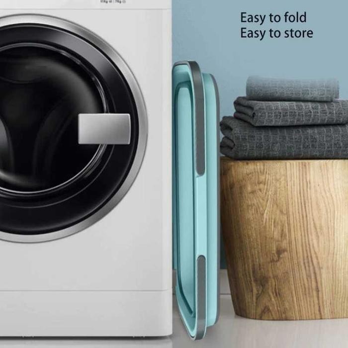 dlfo- Baskom Plastik Kotak Baskom Ember Lipat Jumbo 10 Liter