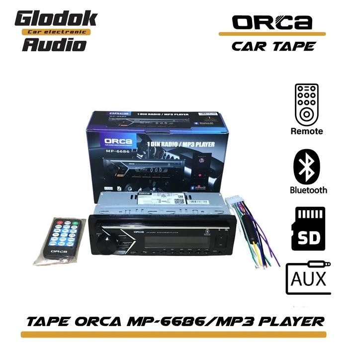 Ready Tape mobil Mp3 ORCA MP 6686 Single Din