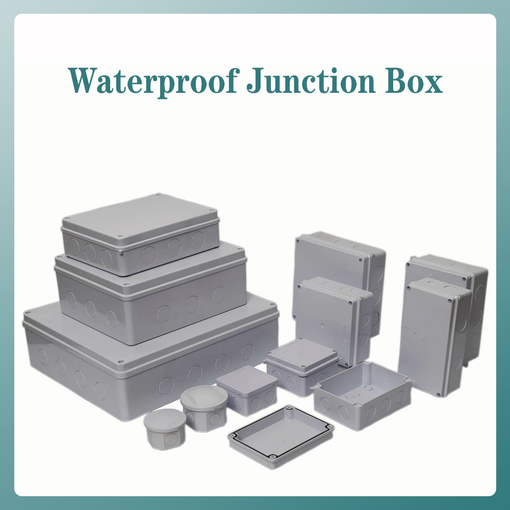 Plastic ABS Junction Box Screw Cable Custom Waterproof Junction Box  Outdoor Electrical Junction Box