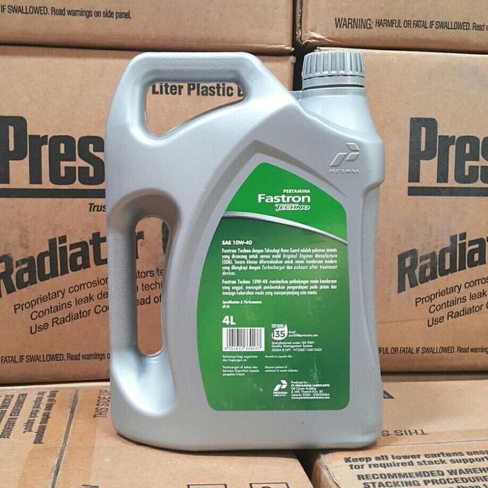 Oli Mesin Mobil Bensin Pertamina Fastron Techno 10W-40 4 Liter Tbk