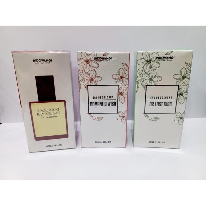 ZiZa- Rev1 Parfum Indowangi 30Ml Fame Lime Last Kiss Pramugari Bombshell