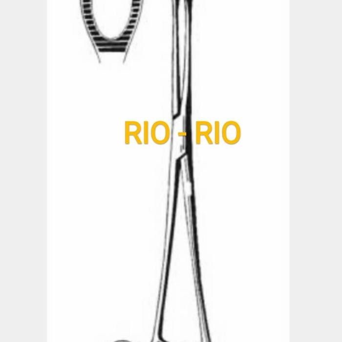 Vencer Clamp / Pencer Klem / Foerster Sponge Holding Forceps 25Cm Pasti Ori