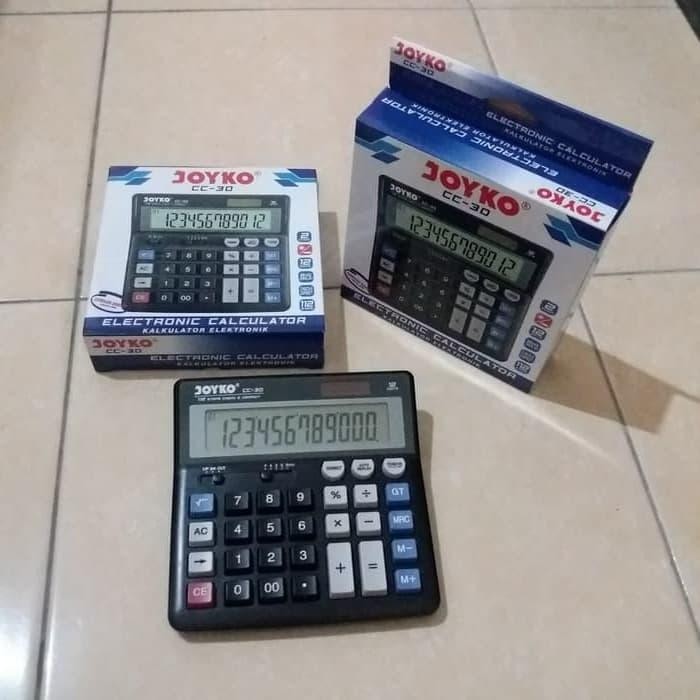 ztdl- Kalkulator Joyko Cc-30 12 Digit / Calculator 12 Digit Joyko Cc-30