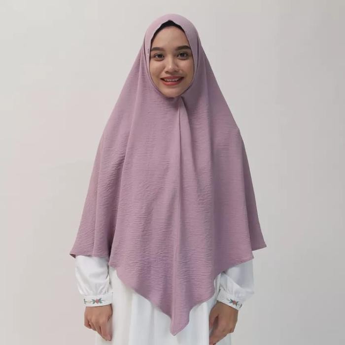 NEW COLLECTION ELZATTA HIJAB KHIMAR TEKSTUR CRINKLE/HIJAB INSTAN SYAR'I
