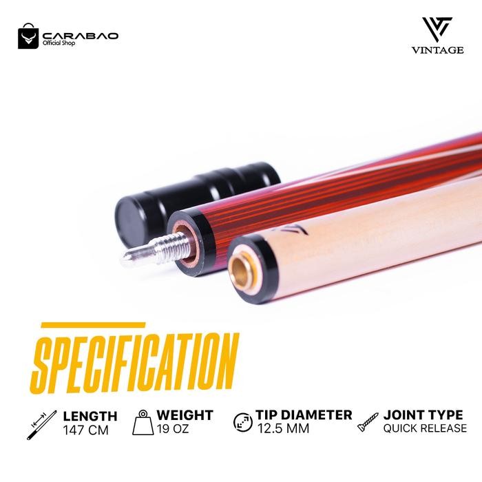 Stick Vintage Air Jump - Cue Stick Jump Billiard