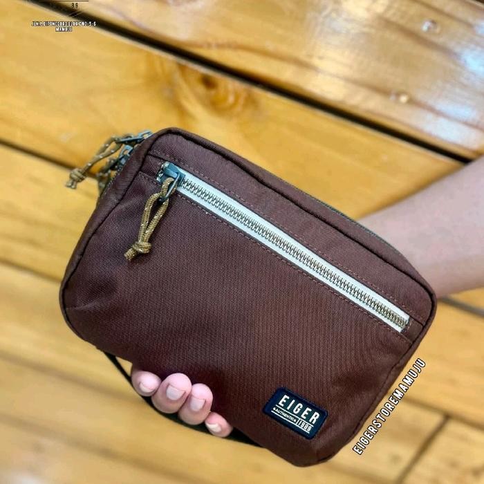 EIGER WANDERHAUL TRAVEL POUCH Shoulder Bag Tas Selempang Pria Original