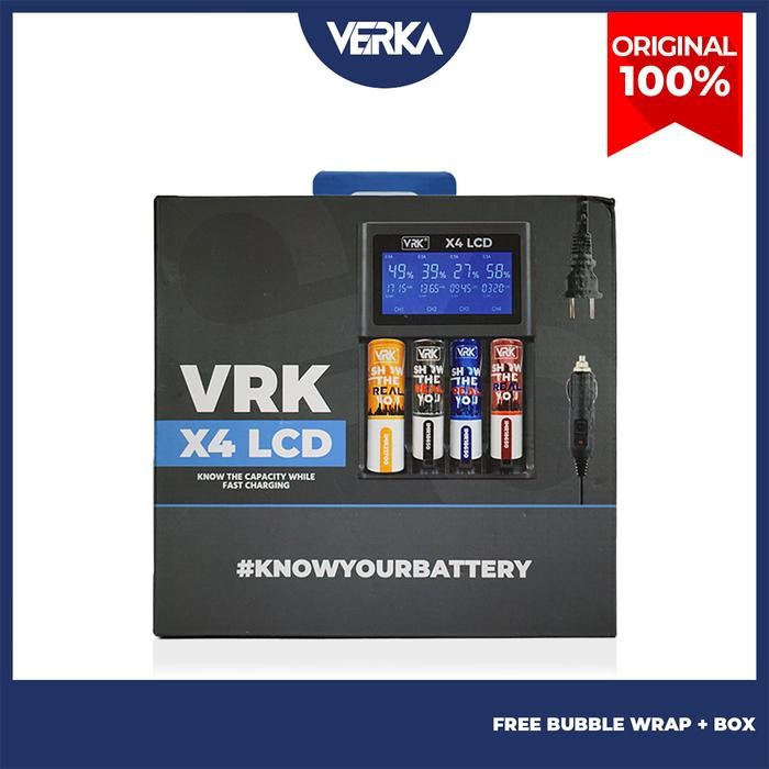 Charger Baterai VRK X4 LCD