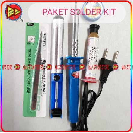 PAKET ALAT SOLDER KIT SET LENGKAP