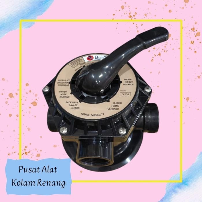 Kepala Filter Kolam Renang Merk Boost Ukuran Pipa 1,5In