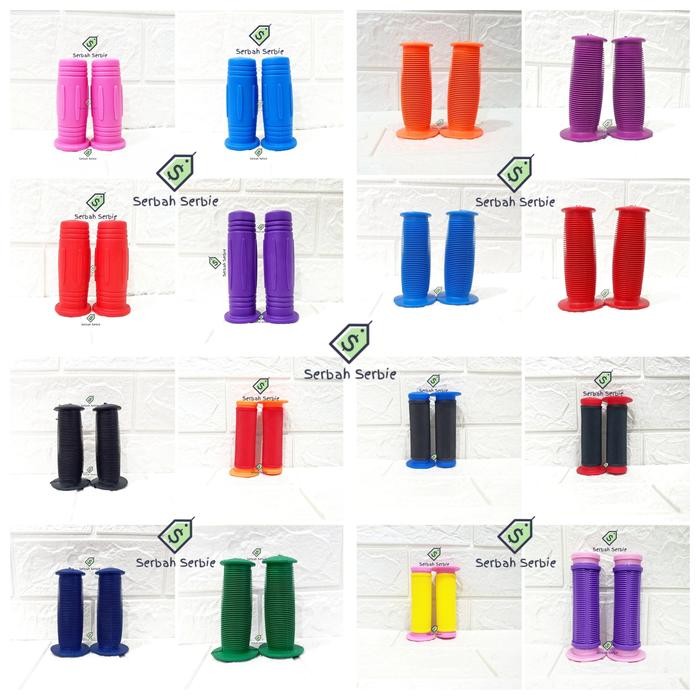 Polygon Bicycle - Hand Grip Sepeda Anak 12 14 16 18 Hanfat Stang Warna Karet Sarung Stang Handle Fat
