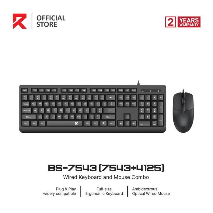 REDRAGON BS-7543 WIRED MEMBRANE KEYBOARD & MOUSE OFFICE COMBO