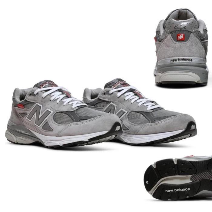 Promo Sepatu Nb New Balance 990 V3 Version Grey Terlaris