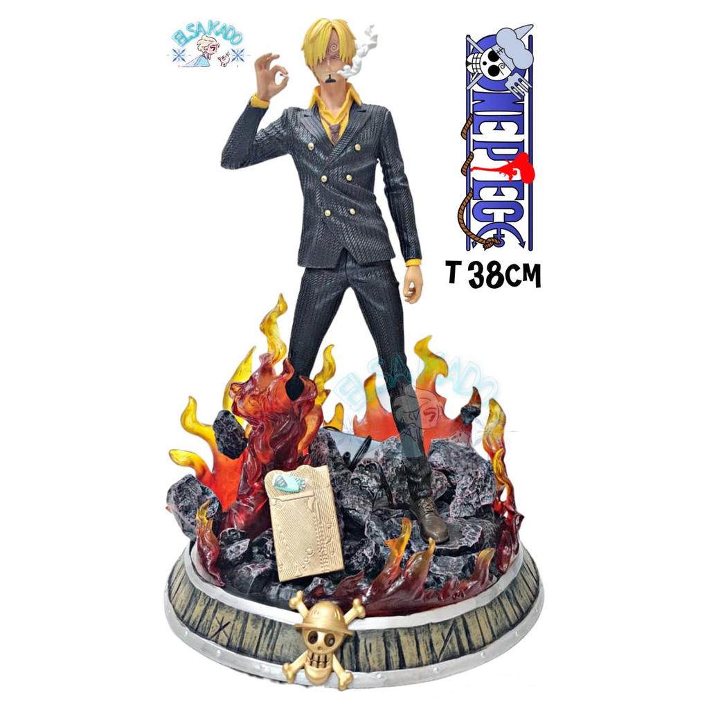 Action Figure Sanji Vinsmoke Stand Big Size Diorama Statue One Piece