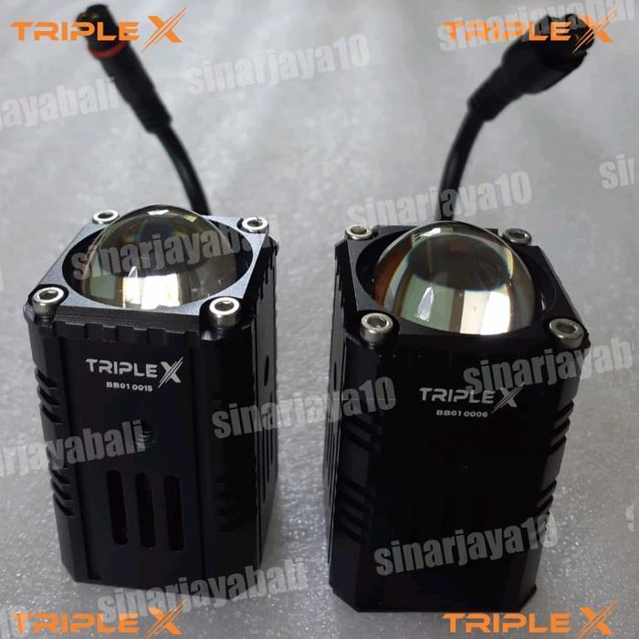 Triple X Lampu Led X1 X 1 Lampu Led Kabut Tembak Foglamp Laser Terang