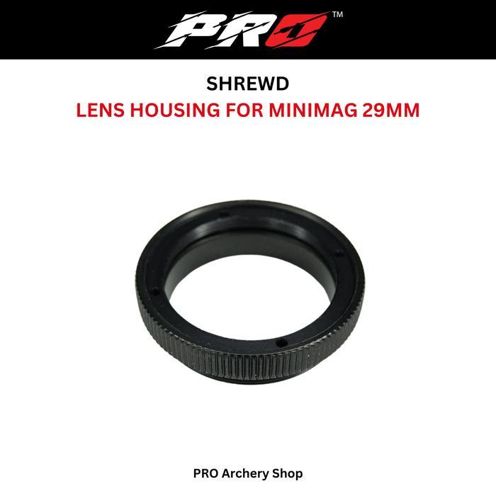 SHREWD LENS HOUSING FOR SCOPE MINIMAG 29MM BUSUR PANAHAN COMPOUND BOW ACCESSORIES SCOPE SHREWD
