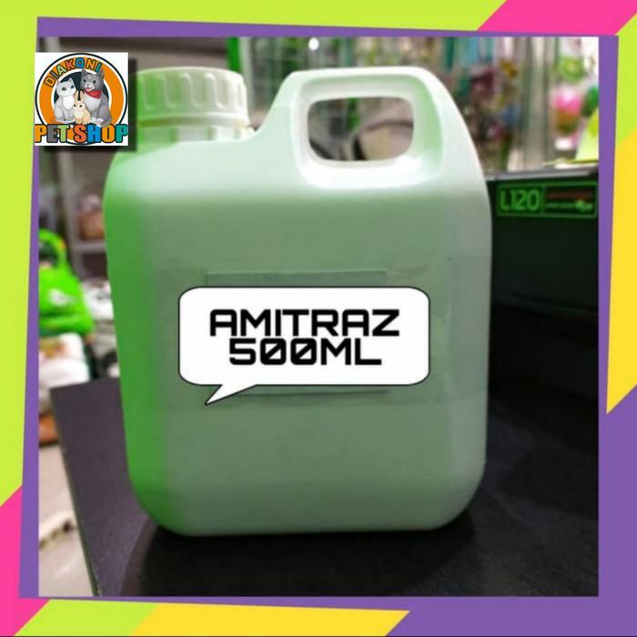 Amitraz Amitras Asli 500ml Obat Kutu Demodex Jamur Anjing AMPUH