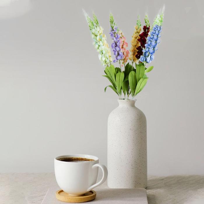 1TANGKAI BUNGA HYACINTH ARTIFICIAL OVAL 74CM HYACINTH GERIGI 72CM BUNGA ARTIFISIAL PREMIUM