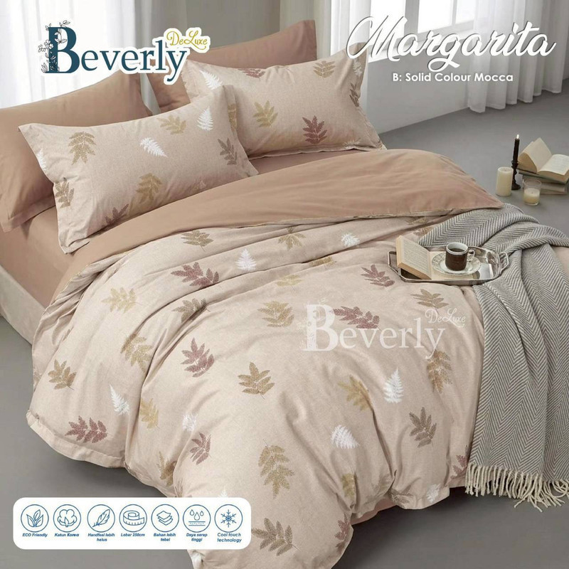 Bedcover & Sprei Premium Katun BEVERLY Motif Margarita