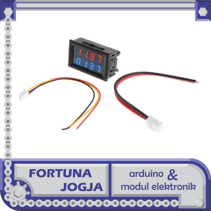 DUAL COMBO VOLTMETER AMMETER VOLT AMPERE 4 DIGIT DC 100V 10A