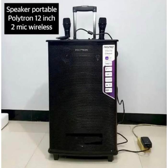 Speaker Polytron Trolley Polytron Pas Pro 12F6 Polytron 12 inci Speaker Polytron Meeting Portable Ak