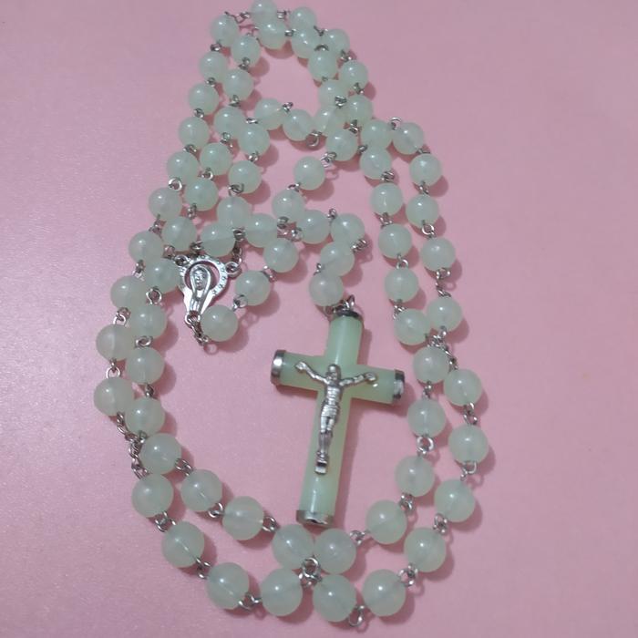 Terbaru Kalung Rosario 77 Doa Bapa Kami Glow / Rosario 77 Doa Bapa Kami Glow
