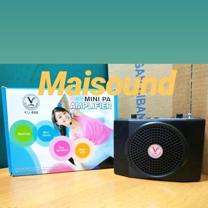 WAISTBAND VPK SPEAKER PINGGANG KU898 KU 898 PORTABLE MURAH UNTUK SENAM