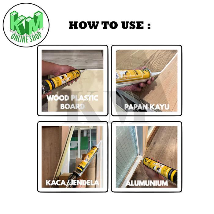 "New" Lem Sealant Kayu Batu High Strength Lem Anti Rayap Lem Botol