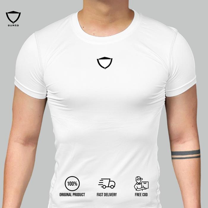 Guard Basic Compression Shirt / Baju Compression Olahraga Elastis