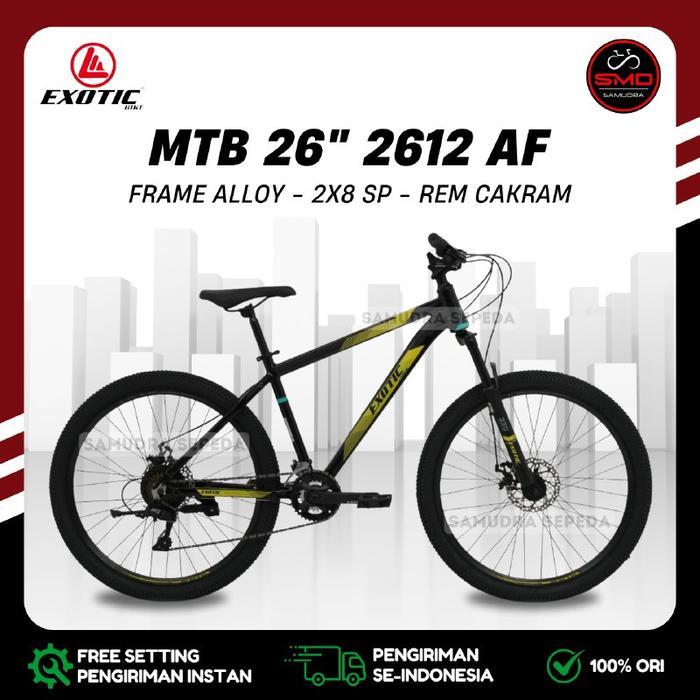 Sepeda Gunung MTB 26 // 27.5 Pacific EXOTIC 2612 AF 8x2 Speed Alumunium Alloy // BNB Prime 3x8 Speed