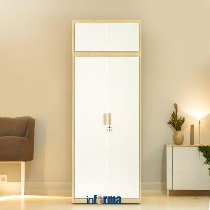 Informa Lexy Set Lemari Pakaian- Putih Lemari Baju Almari Baju Lemari Kamar Lemari Minimalis Wardrob