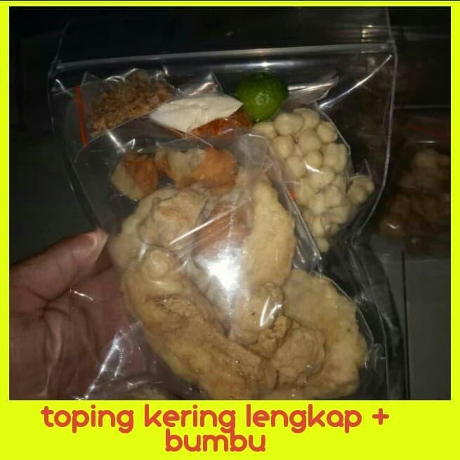NEW!! toping kering lengkap dengan bumbu tanpa baso aci